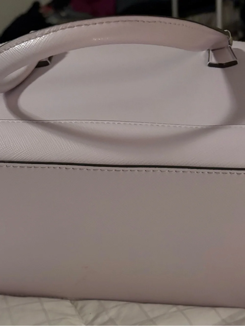kate spade Pale LAVENDER Saffiano Dome Satchel